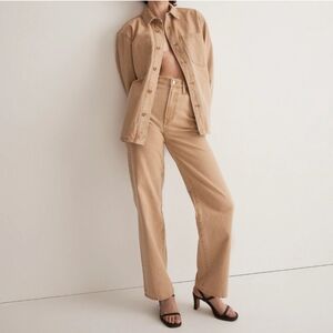 Madewell Perfect Vintage Wide-Leg Jean - Light Chestnut